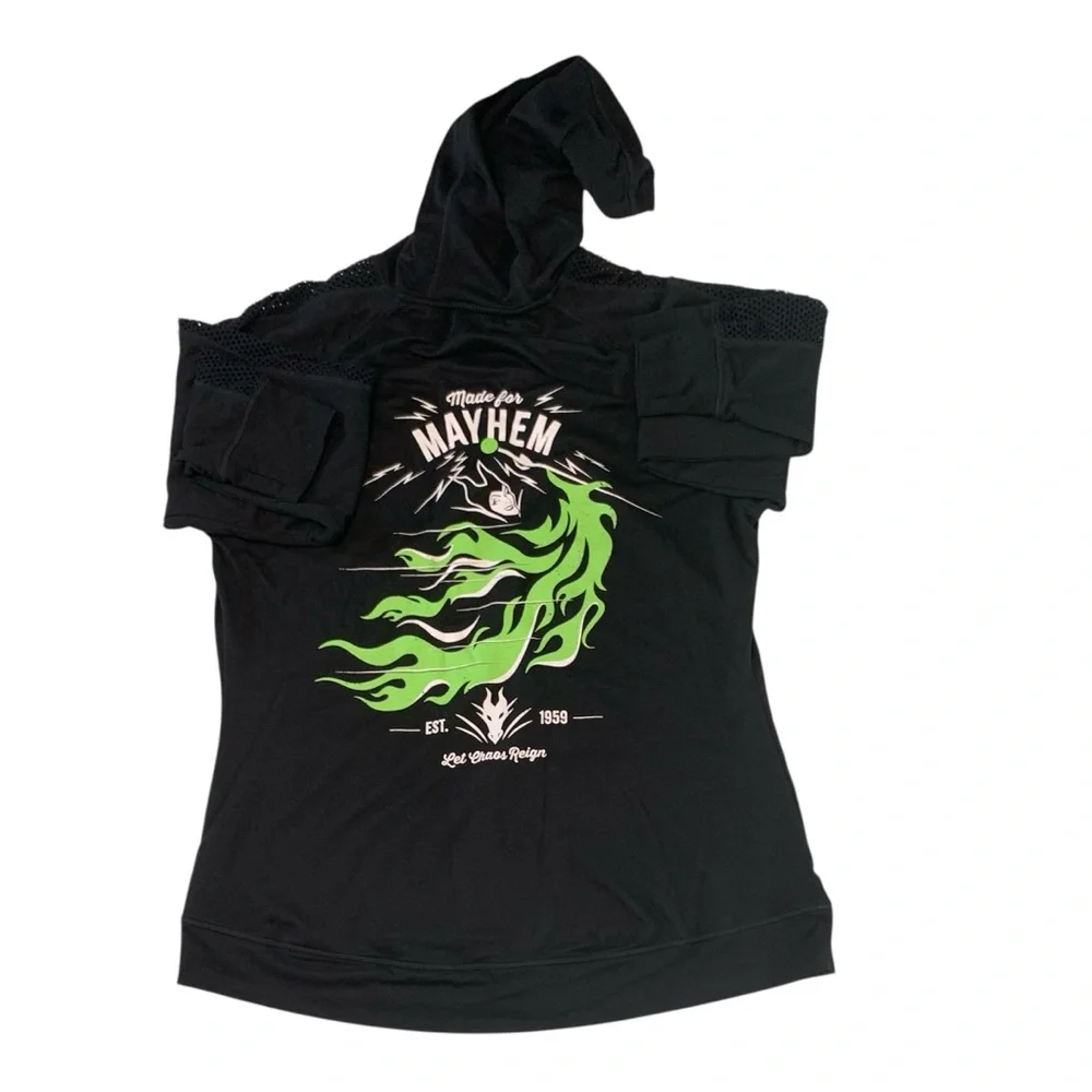 TORRID X Disney Villains Maleficent Lightweight Hoodie Sz 3X - Picture 4 of 10